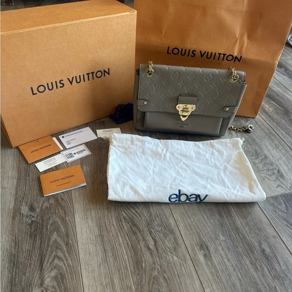 Authentic Louis Vuitton Vavin PM STUNNING! Turtledove Gold Hardware